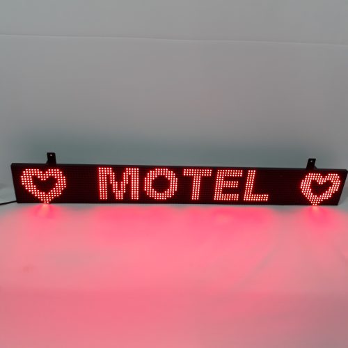LETRERO LED PARA BUS 128X16CM