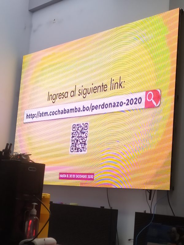 Pantalla p4 empotrada